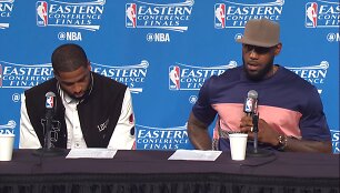 Tristanas Thompsonas ir LeBronas Jamesas