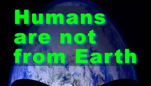Knygos &bdquo;Humans Are Not From Earth: A Scientific Evaluation of the Evidence&ldquo; vir&scaron;elis