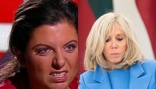 Margarita Simonian ir Brigitte Macron