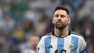 Pasaulio čempionato finalas: Argentina – Prancūzija. Lionelis Messi