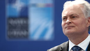 Gitanas Nausėda NATO vir&scaron;ūnių susitikime