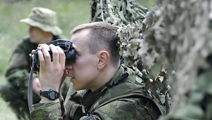 Varžybų „Žvalgo takas“ akimirka