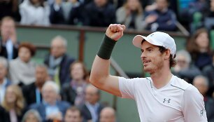 Andy Murray tapo pirmu britu nuo 1937 metų, pasiekusiu &bdquo;Roland Garros&ldquo; finalą