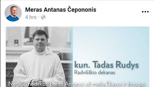 Įra&scaron;as socialiniame tinkle &bdquo;Facebook&ldquo;
