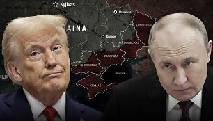 D. Trumpas ir V. Putinas