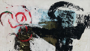 Pranas Gailus. &bdquo;Adret (Saulėkaitoje)&ldquo;, 1998-1999 m., drobė, aliejus, 98x102 cm. 