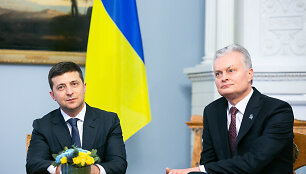 Volodymyras Zelenskis ir Gitanas Nausėda