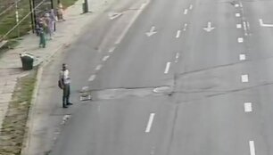 Užfiksuotas įtariamasis