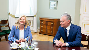 Rita Tama&scaron;unienė ir Gitanas Nausėda