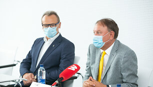 Romualdas Brazauskas ir Remigijus Mila&scaron;ius