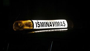 I&scaron;minavimo akimirka