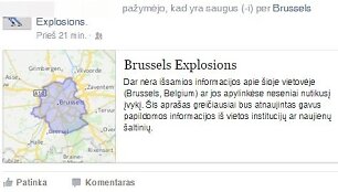 "Facebook" saugumo Briuselyje statusas