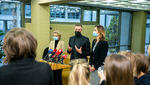 Au&scaron;rinė Armonaitė, Gabrielius Landsbergis, Viktorija Čmilytė-Nielsen