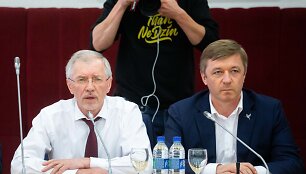 Gediminas Kirkilas ir Ramūnas Karbauskis