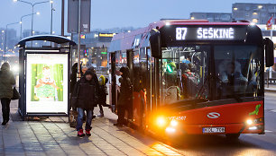 Vilniuje – viešojo transporto vairuotojų streikas