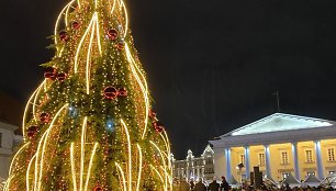 Eglutės įžiebimas sostinėje Rotušės aikštėje