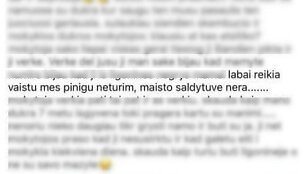 Sukčių žinutė feisbuke