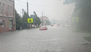 Užtvindyta Racibužo gatvė