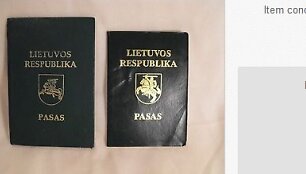 Parduodamas lietuvi&scaron;kas pasas