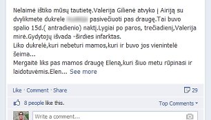 Pagalbos pra&scaron;ymas Airijos lietuvių bendruomenės &bdquo;Facebook&ldquo; paskyroje paskelbtas sekmadienį.