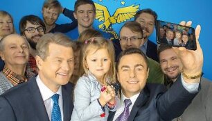 Internautai i&scaron;juokė P.Gražulio rinkiminį plakatą