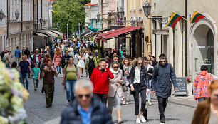 Saulėta Tėvo dienos popietė Vilniuje