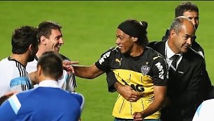 Lionelis Messi buvo nustebęs fano panašumu į Ronaldinho