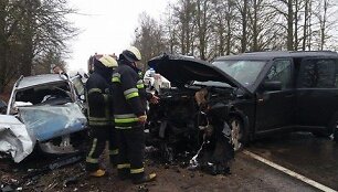 Avarija kelyje Prienai&ndash;Garliava