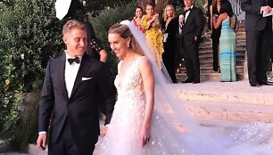 Rachel Crane ir Andrew Markso vestuvės