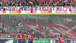 Čenstakavos &bdquo;Rakow&ldquo; ir Haifos &bdquo;Maccabi&ldquo; aistruolių plakatai