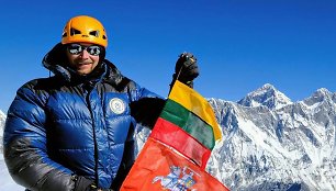 Saulius Damulevičius Ama Dablam viršukalnėje