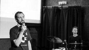 Kino festivalio &bdquo;Pirmoji banga&ldquo; sumanytojas Aleksas Gilaitis