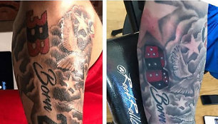 Lonzo Ballas paslėpė „Big Baller Brand“ tatuiruotę