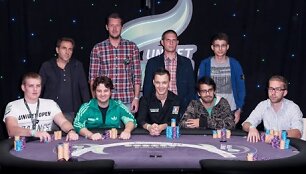 Linas Laurinėnas (pirmas i&scaron; kairės) turnyro finale / organizatorių nuotr.