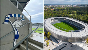 Lenkai išpaišė Kauno stadioną