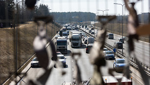 Vilniuje susidūrė trys transporto priemonės