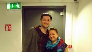 Danny O'Donoghue ir Raimonda Masiulytė 