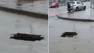 Duobė Pilaitėje, prie M.Mažvydo progimnazijos