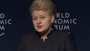 Dalia Grybauskaitė Davose