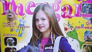 Monika Linkytė ant žurnalo vir&scaron;elio