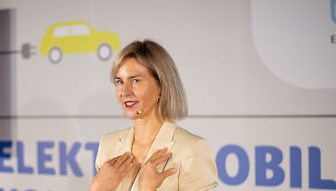 Agnė Bagočiutė Elektromobilumo konferencijoje