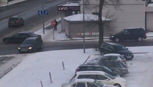 &Scaron;iaulių gatvės virto čiuožykla