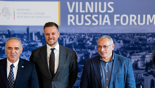 Garry Kasparovas, Gabrielius Landsbergis, Michailas Chodorkovskis