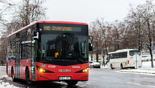 Sugrįžęs sniegas Vilniuje
