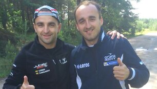Vytautas &Scaron;vedas ir Robertas Kubica