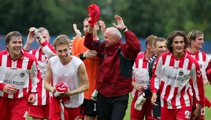 Benjaminas Zelkevičius su Liepojos klubu yra tapęs Latvijos čempionu
