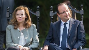 Valerie Trierweiler ir Francois Hollande'as