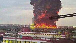 Ukrainos dronai atakavo Krasnodaro kra&scaron;tą