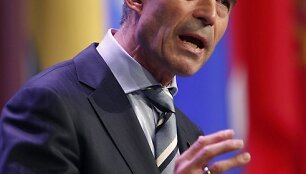 NATO generalinis sekretorius Andersas Foghas Rasmussenas