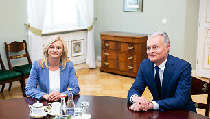 Rita Tama&scaron;unienė ir Gitanas Nausėda